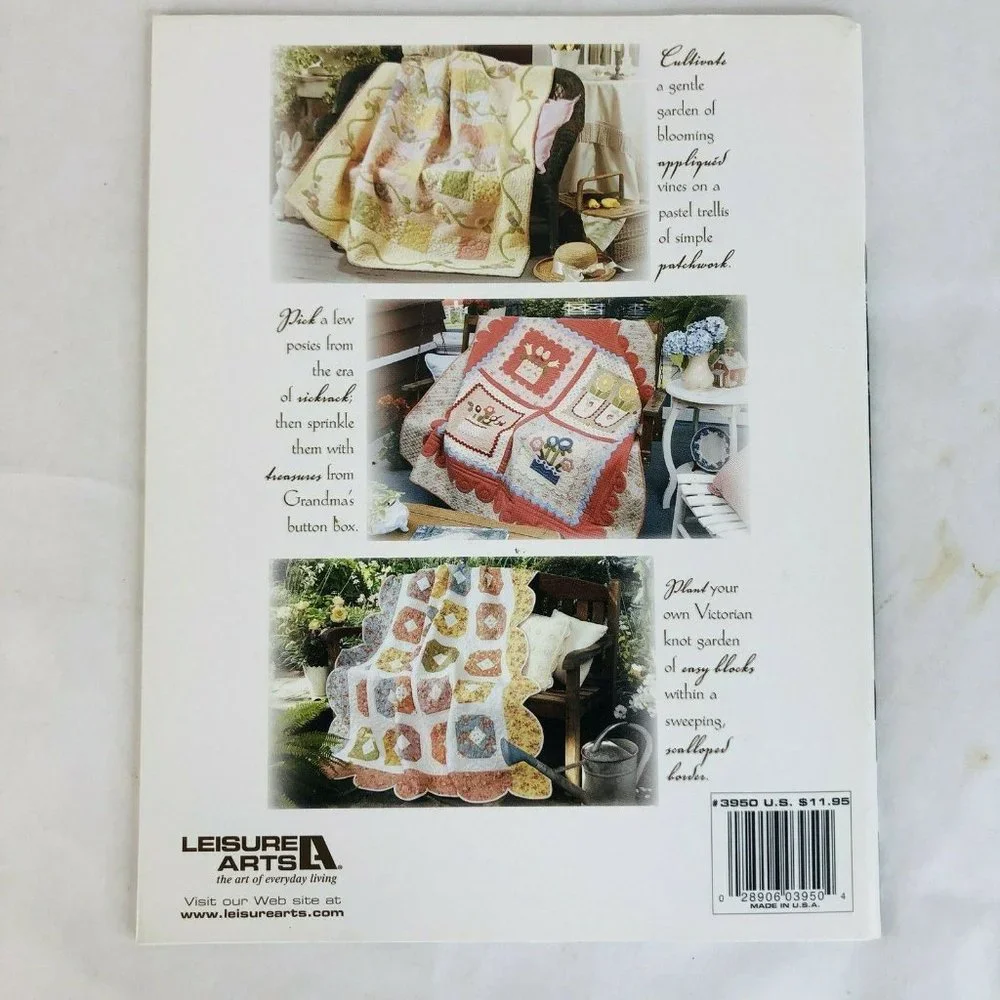 Passion For Posies‎ 4 Cottage Garden Floral Quilt Patterns By Laurie Bird PB